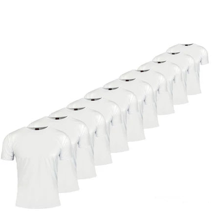 Kit 10 Camiseta Básicas Masculina Lisa Algodão 100% Confortável - Loja BRAVONI.